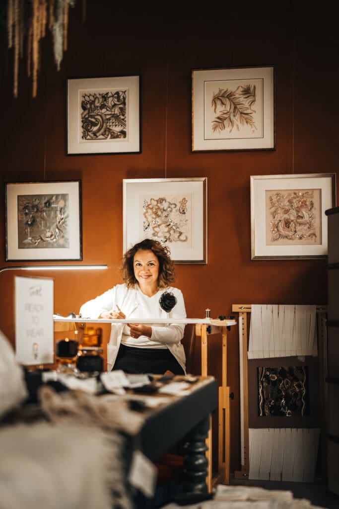 Hülya de Bruine at work